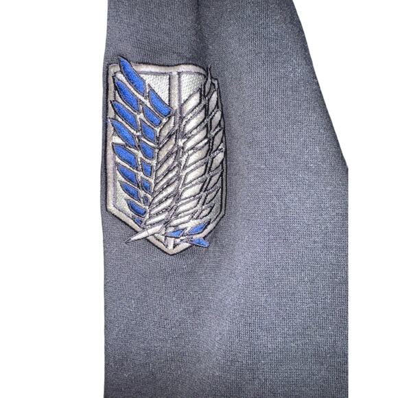 Attack On Titan Scout Full-Zip Hoodie Long Sleeve Ripple Junction Size 2X Wings - Picture 6 of 10